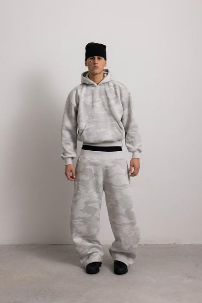 PEARL GREY CAMO HOODIE