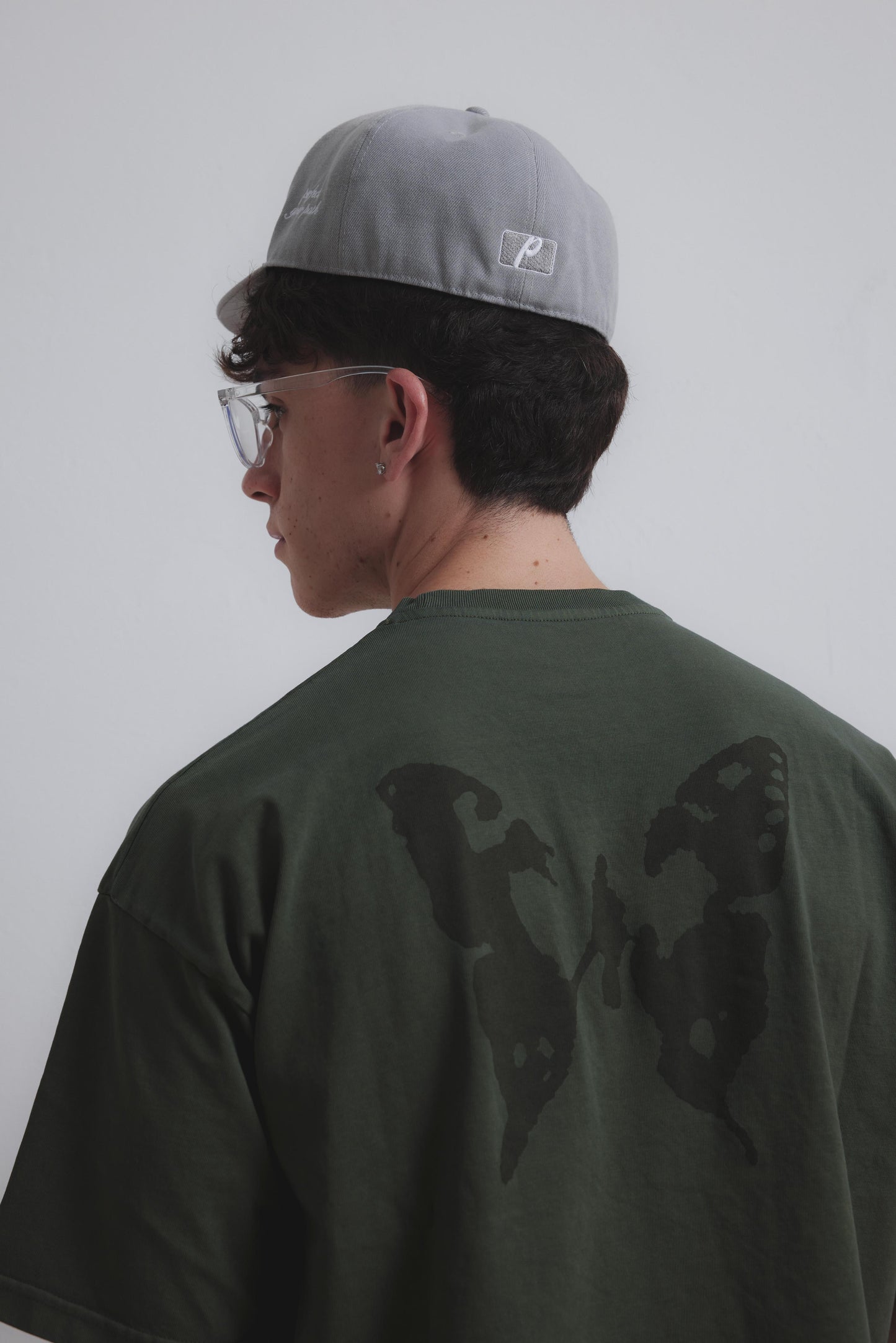 FOREST GREEN BUTTERFLY TEE