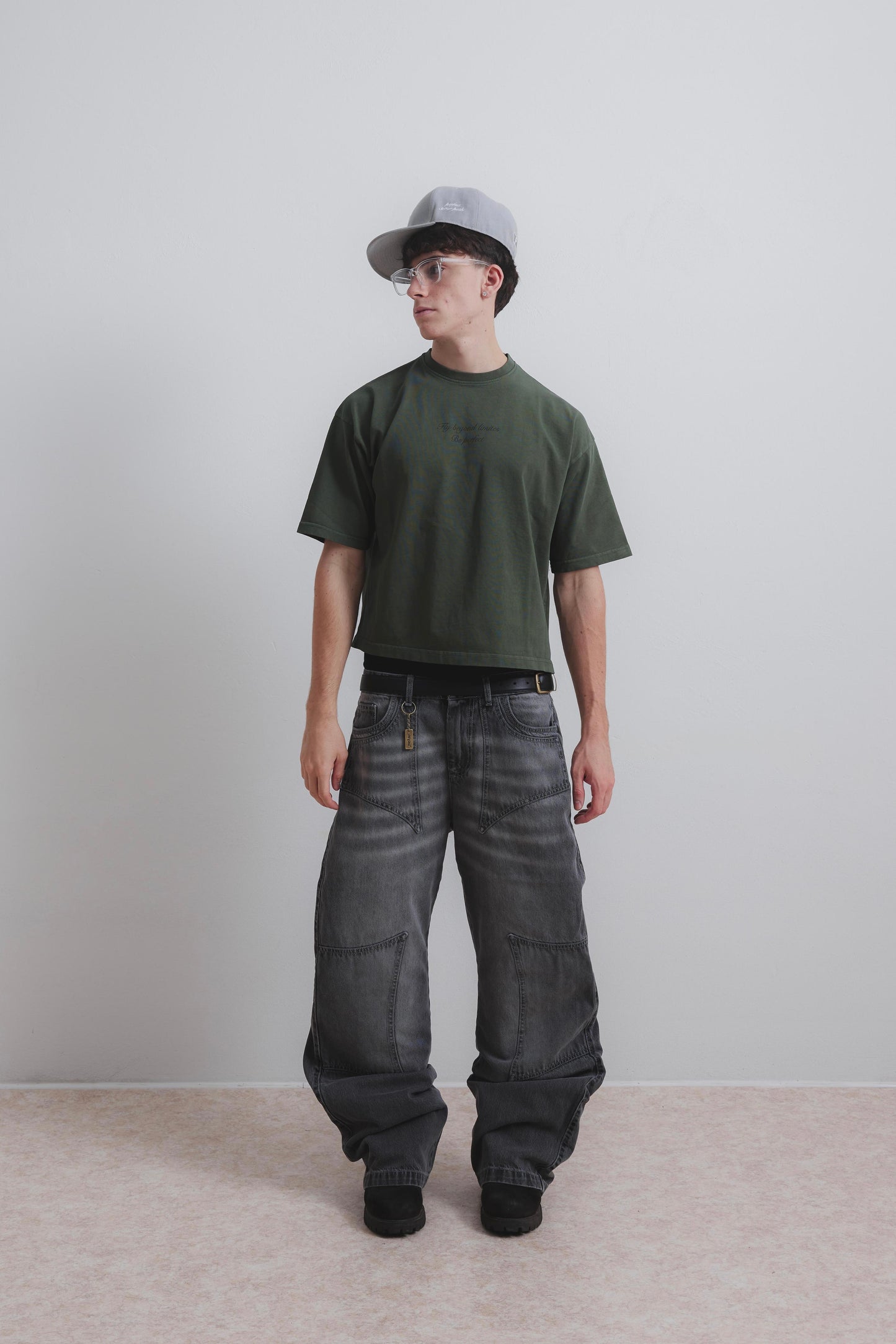 FOREST GREEN BUTTERFLY TEE