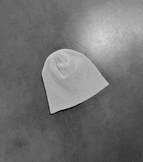 WHITE PERFECT BEANIE