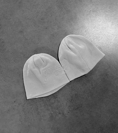 WHITE PERFECT BEANIE