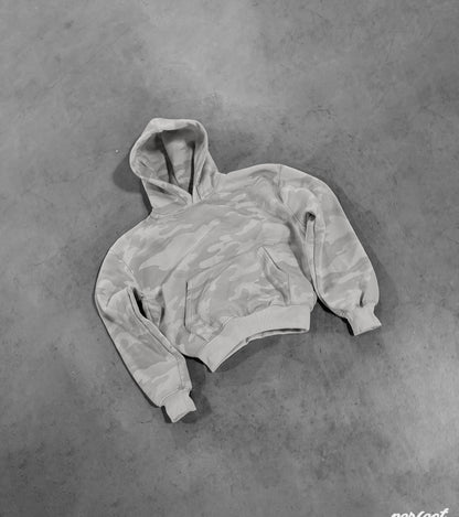 PEARL GREY CAMO HOODIE