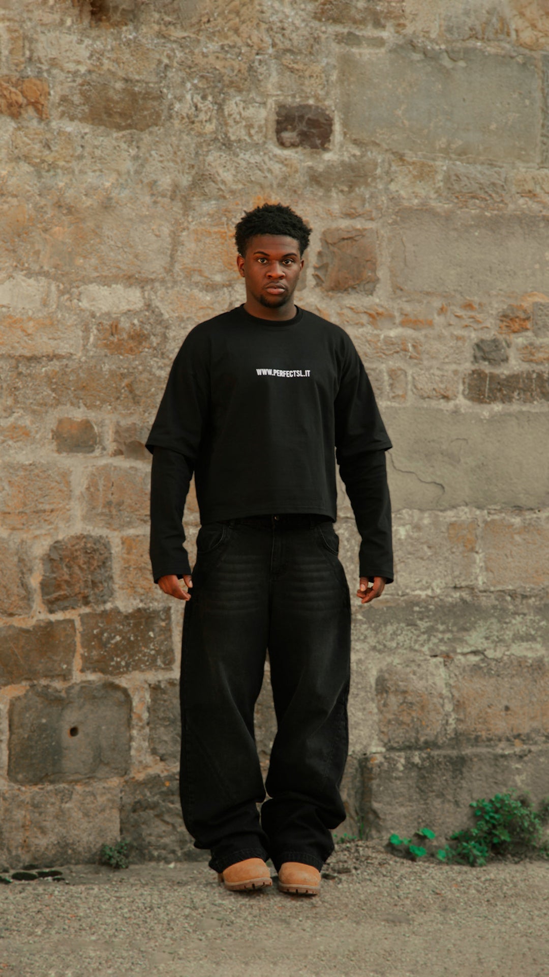 CARBON BLACK LINES DENIM JEANS