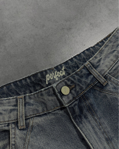 PERSIAN BLUE LINES DENIM JEANS